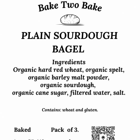 Plain Sourdough Bagels
