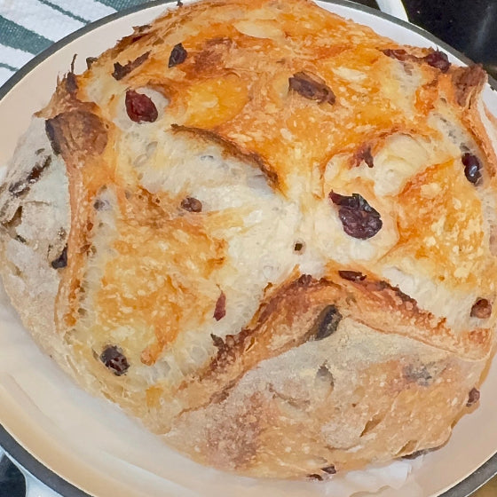 Cinnamon Raisin Mini Sourdough Loaf