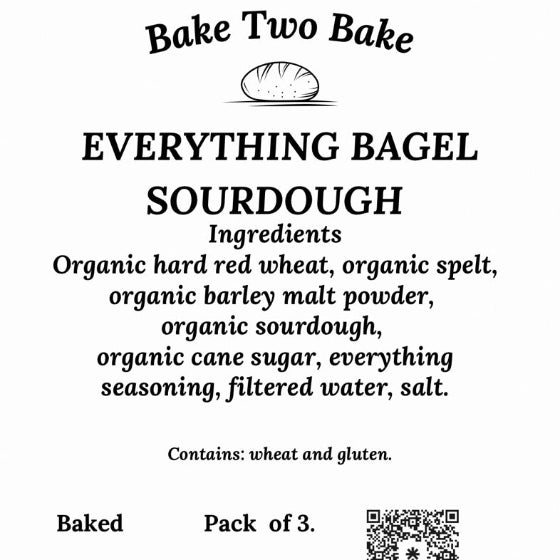 Everything Sourdough Bagels