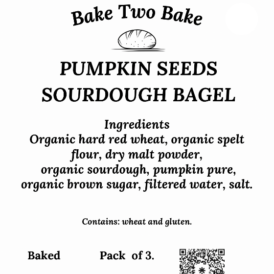 Pumpkin Sourdough Bagels