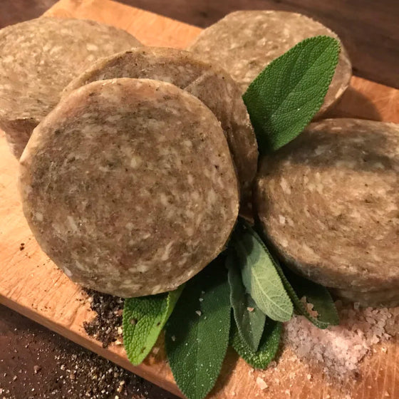Mild Sage Pork Sausage Patties