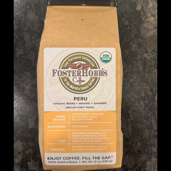 FosterHobbs Peru Organic Medium Roast