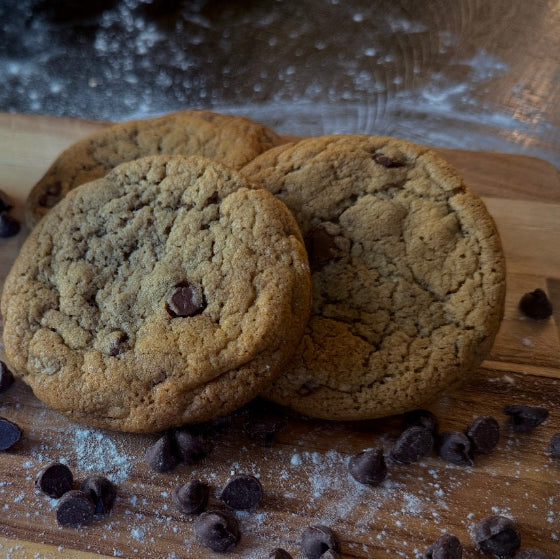 Brown Butter Chocolate Chip Sourdough Cookies