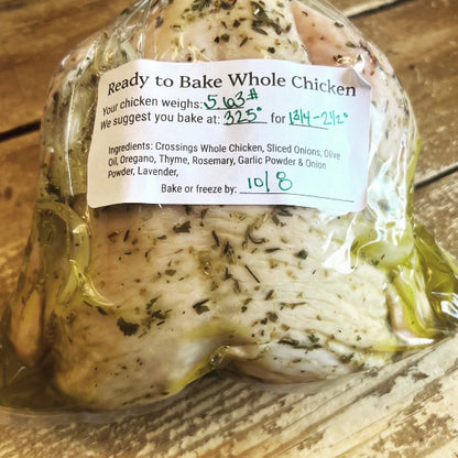 Ready to Bake Whole Chicken