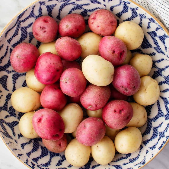 Red and White Small Potatoes